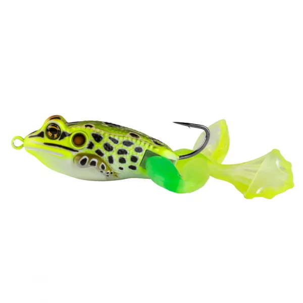 Livetarget L'Esclusiva Esca a Corsa di Rana Floro Green/Yellow 5cm 21gr Esca Artificiale a Rana