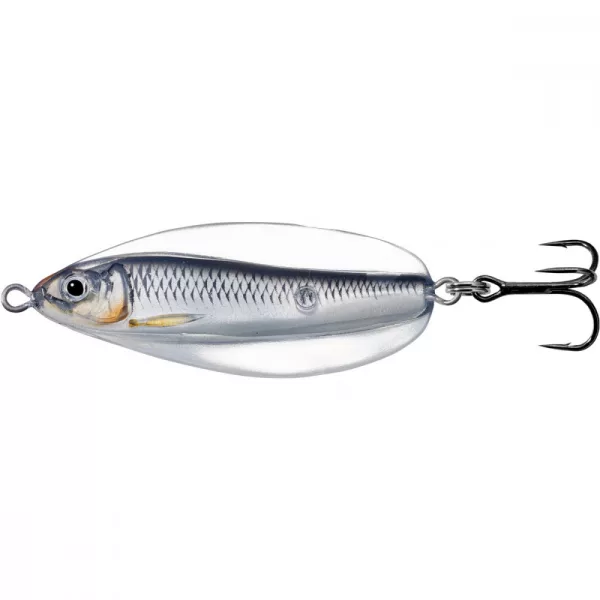 Livetarget Erratic Shiner Spoon Argento/Nero 21gr 7cm Cucchianino Ondulante