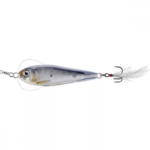 Livetarget Cucchiaino Jigging Flutter Shad Argento/Nero 11gr 5cm Cucchiaino Ondulante