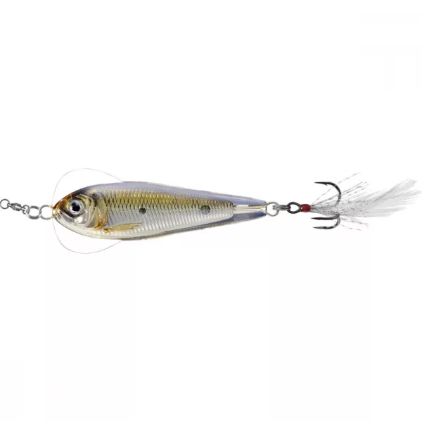 Livetarget Flutter Shad Jigging Spoon Argento/Bronzo 11gr 5cm Cucchiaio oscillante