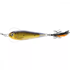   Livetarget Cucchiaino Jigging Flutter Shad Oro/Nero 11gr 5cm Cucchiaino Ondulante