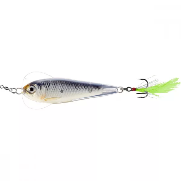 Livetarget Cucchiaino Jigging Flutter Shad Luminoso/Nero 11gr 5cm Cucchiaino Ondulante