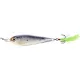 Livetarget Cucchiaino Jigging Flutter Shad Luminoso/Nero 11gr 5cm Cucchiaino Ondulante