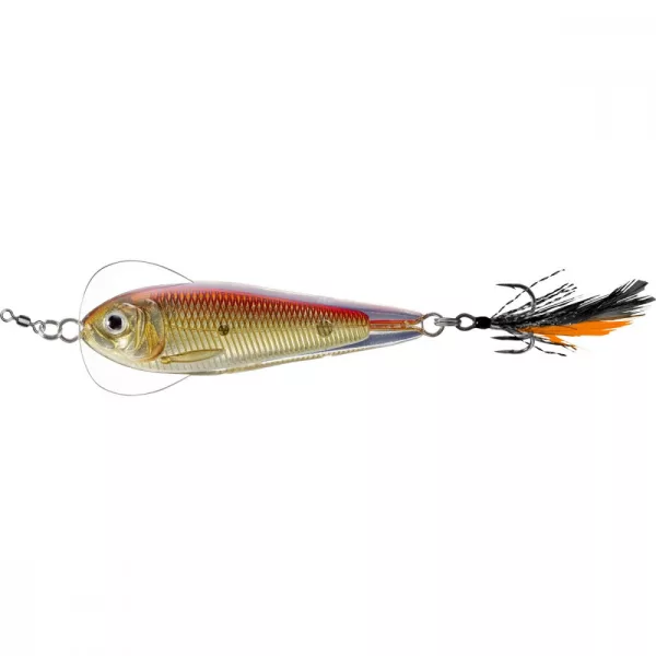 Livetarget Cucchiaino Jigging Flutter Shad Oro/Rosso 11gr 5cm Cucchiaino Ondulante