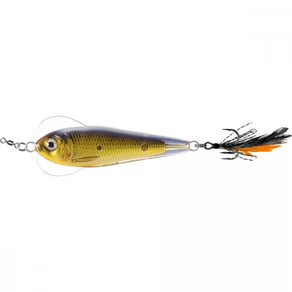 Livetarget Cucchiaino Jigging Flutter Shad Oro/Nero 14gr 5,5cm Cucchiaino Ondulante