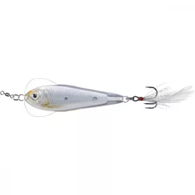   Livetarget Flutter Shad Jigging Spoon Argento/Perla 14gr 5,5cm Cucchiaio oscillante