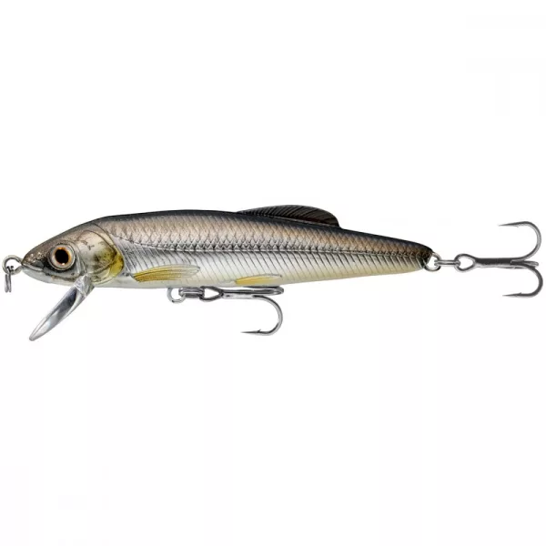 Livetarget Minnow Finesse Jerkbait Argento/Nero 7,5cm 7gr Wobbler
