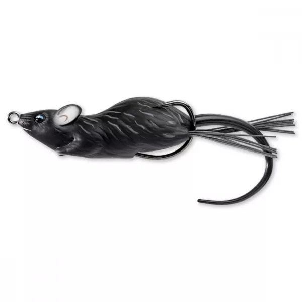 Livetarget Mouse Walking Bait Nero/Nero 6cm 11gr Esca artificiale a topo
