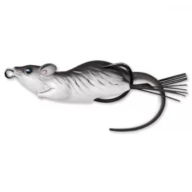   Livetarget Mouse Walking Bait Nero/Bianco 7cm 14gr Esca artificiale a topo