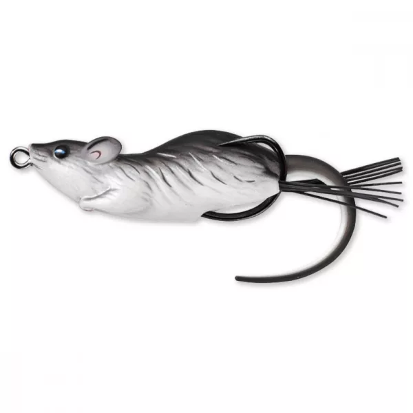 Livetarget Mouse Walking Bait Nero/Bianco 7cm 14gr Esca artificiale a topo