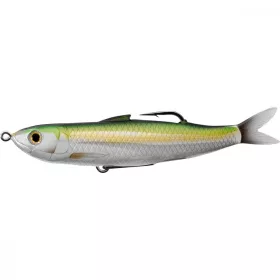   Livetarget Shiner Walking Bait Metallic Lemon Lime 11,5cm 14gr Shad in Gomma