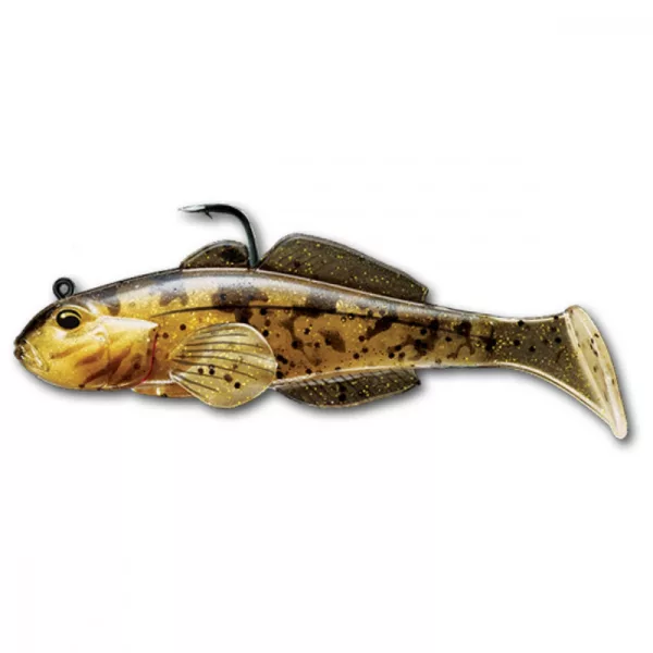 Livetarget Goby Swimbait Natural/Gold 8cm 14gr Esca Artificiale Gobio