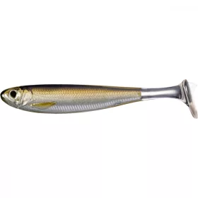   Livetarget Slow-Roll Shiner Paddle Tail Argento/Marrone 8,5cm Shad in Gomma 4pz