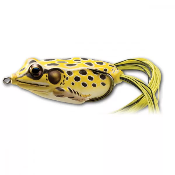 Livetarget Frog Walking Bait Giallo/Nero 4,5cm 7gr Esca artificiale a rana