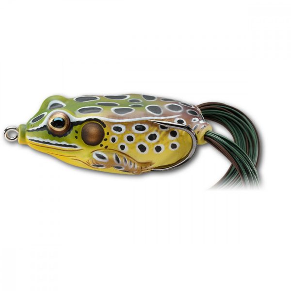 Livetarget Frog Walking Bait Smeraldo/Marrone 4,5cm 7gr Esca artificiale a rana