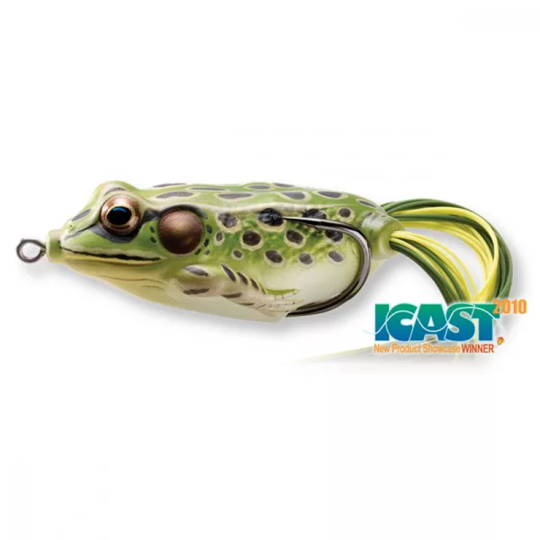 Livetarget Frog Walking Bait Verde/Giallo 5,5cm 18gr Esca artificiale a rana
