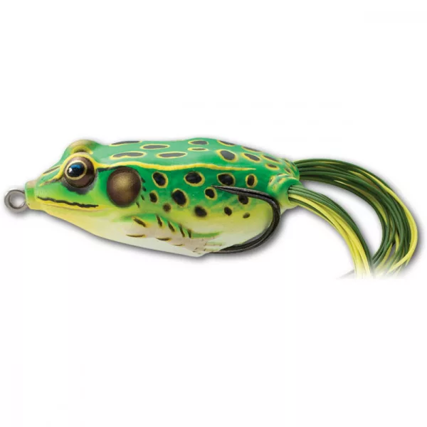 Livetarget Frog Walking Bait Verde Fluorescente/Giallo 5,5cm 18gr Esca artificiale a rana