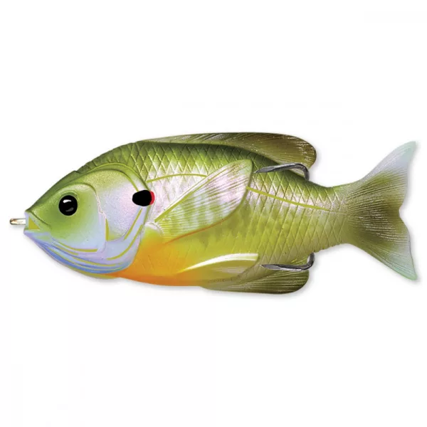 Livetarget Sunfish Walking Bait Natural/Green Bluegill 7,5cm 12gr Esca Artificiale Pesce Sole