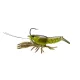 Livetarget Live Craw Finess Bait Chartreuse Nero 7,5cm 14gr Imitazione Gambero