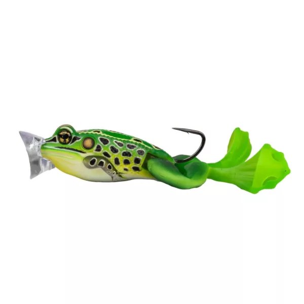 Livetarget La Rana Definitiva Esca Popper Verde Giallo 5cm 21gr Imitazione Rana