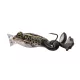 Livetarget La Rana Definitiva Esca Popper Marrone Nero 5cm 21gr Imitazione Rana