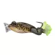 Livetarget L'Esca Popper Rana Definitiva Marrone Chiaro-Marrone 6,3cm 28gr Imitazione Rana