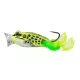 Livetarget The Ultimate Frog Popper Bait Floro Green-Yellow 6,3cm 28gr Imitazione Rana