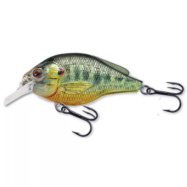 Livetarget Pumpkinseed Flat-Side Squarebill Metallic Gloss 6cm 7gr Wobbler Galleggiante