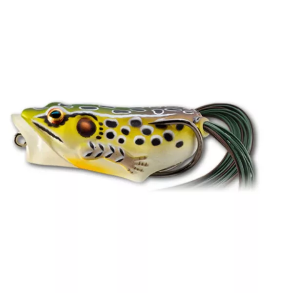 Livetarget Frog Popper Emerald Brown 5,5cm 11gr Imitazione Rana Galleggiante