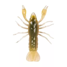   Livetarget Gambero Non-Armato Giallo-Zucca 7,1cm Affondante Gambero di Plastica 6pz