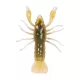 Livetarget Gambero Non-Armato Giallo-Zucca 7,1cm Affondante Gambero di Plastica 6pz
