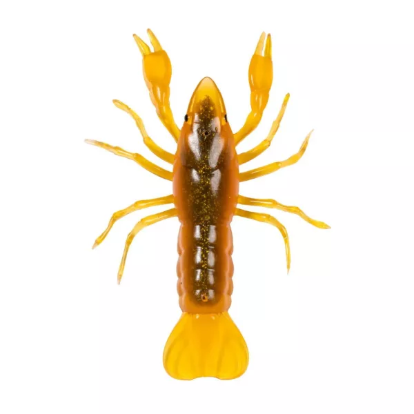 Livetarget Gambero Non Armato Arancione-Verde 7,1cm Affondante Gambero in Plastica 6pz