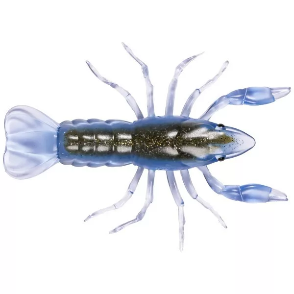 Livetarget Crawfish Un-Rigged Blue-Green 9,7cm Gambero in Plastica Affondante