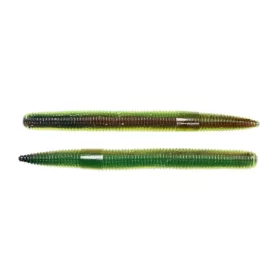   Livetarget Stick Worm Marrone-Chartreuse 7,6cm Profilo Verme 10pz