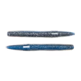 Livetarget Stick Worm Argento-Blu 7,6cm Profilo Verme 10 pz