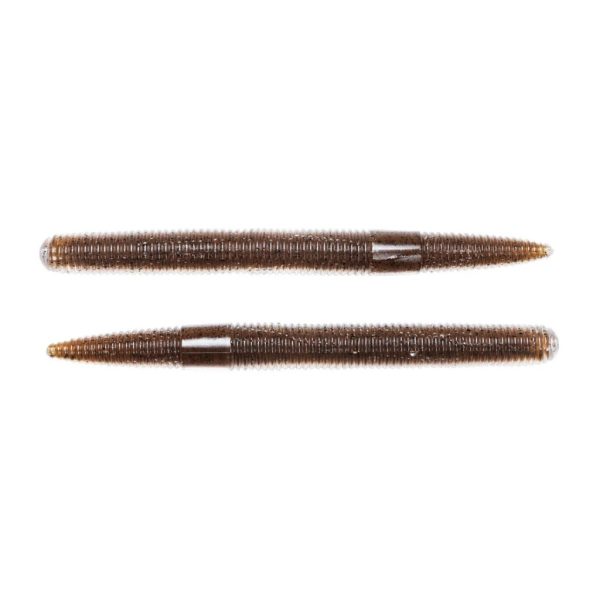 Livetarget Stick Worm Marrone-Nero 7,6cm Profilo Verme 10pz