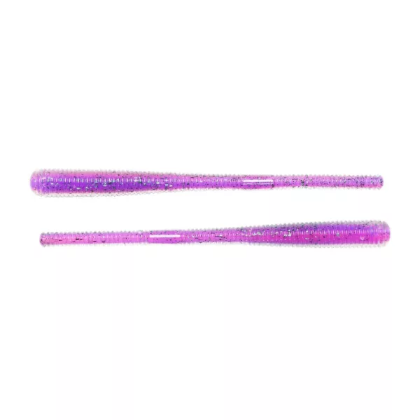 Livetarget Verme Finesse Rosa-Viola 11,4cm Imitazione verme 10 pezzi
