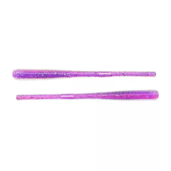 Livetarget 11,4cm Finesse Worm Purple-Pink Imitazione di verme 4pz