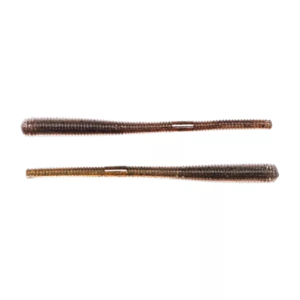 Livetarget Finesse Worm Marrone-Nero 11,4cm Imitazione di verme 10 pz