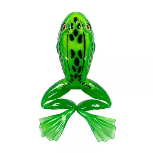Livetarget Freestyle Frog Green-Yellow 6cm Imitazione di rana 3 pezzi