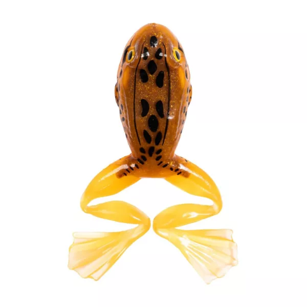 Livetarget Freestyle Frog Orange-Brown 6cm Imitazione di rana 3 pezzi