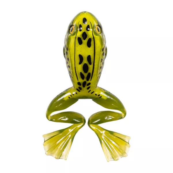 Livetarget Freestyle Frog Moss-Yellow 7,5cm Imitazione Rana 2pz