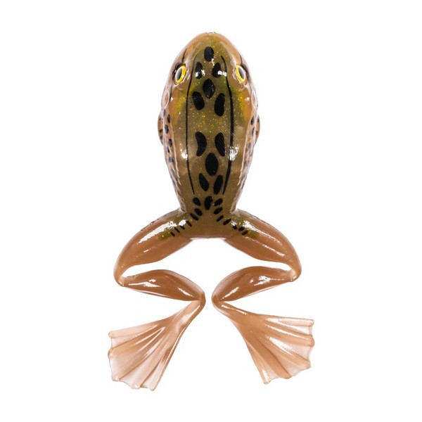Livetarget Freestyle Frog 2.0 Tan-Brown 7,5cm Artificiale Rana Galleggiante