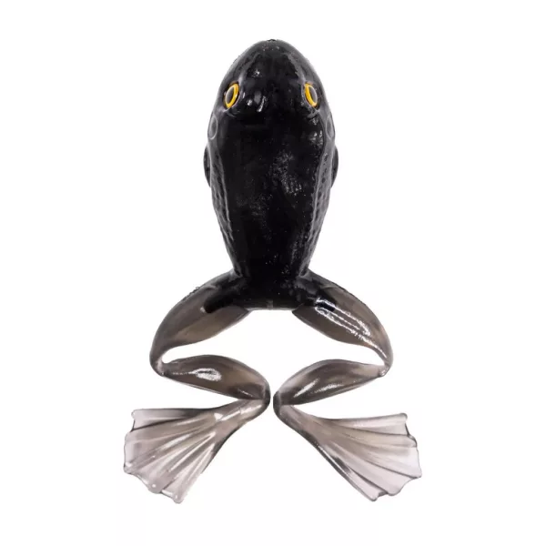Livetarget Rana Freestyle Nero-Nero 7,5cm Imitazione Rana 2 pz