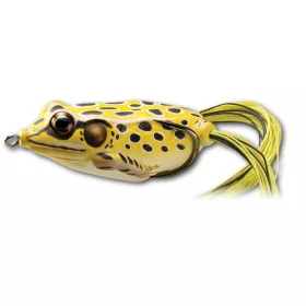   Livetarget Frog Walking Bait Yellow/Black 6,5cm 21gr Imitazione Rana