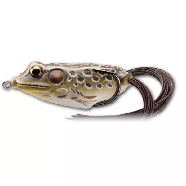 Livetarget Esca artificiale rana per walking Cachi/Marrone 11,7cm 25gr Imitazione Rana