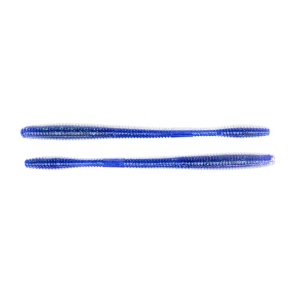 Livetarget Straight Tail Worm Blue-Purple 14cm Imitazione Verme 10pz
