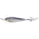 Livetarget Cucchiao da jigging Flutter Shad Argento-Nero 6cm 21gr Cucchiao oscillante