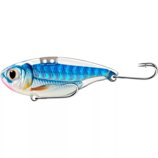 Livetarget Sonic Shad Blade Bait Fosforescente-Blu 5,5cm 7gr Esca Artificiale Verticale