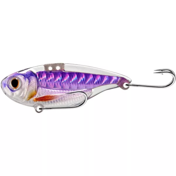 Livetarget Sonic Shad Blade Bait Viola-Nero 5,5cm 7gr Esca Artificiale Verticale